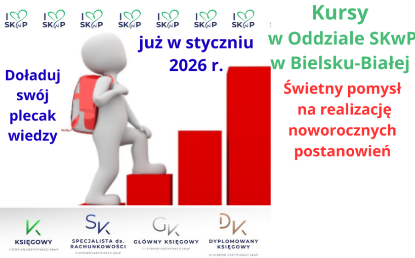 Nowe edycje popularnych kursów - ruszają w styczniu 2026 r. Udział w nich, to świetny pomysł na realizację noworocznych postanowień.