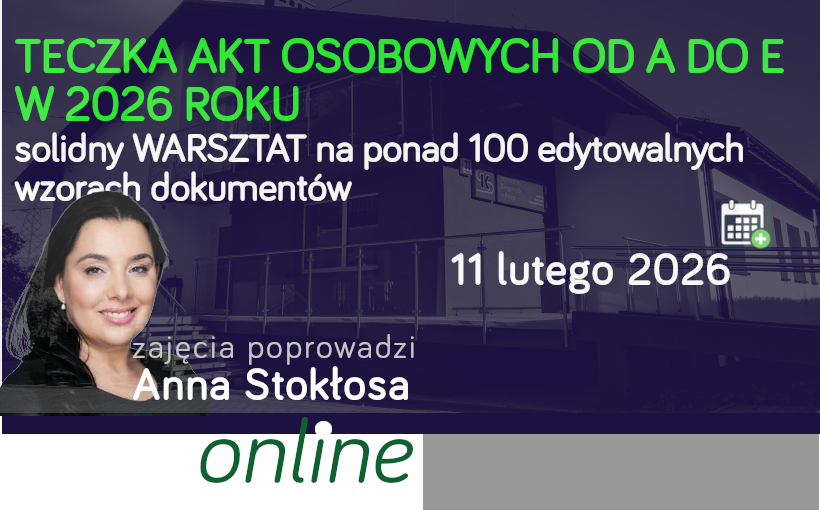 TECZKA AKT OSOBOWYCH od A do E w 2026 r.