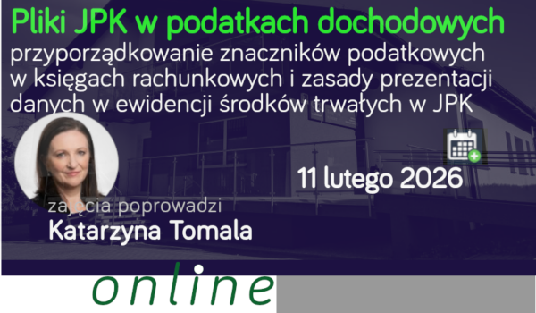 Pliki JPK w podatkach dochodowych