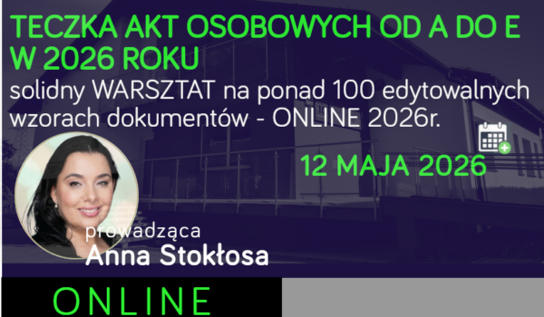 TECZKA AKT OSOBOWYCH od A do E w 2026 roku