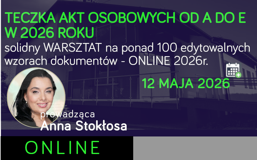 TECZKA AKT OSOBOWYCH od A do E w 2026 roku