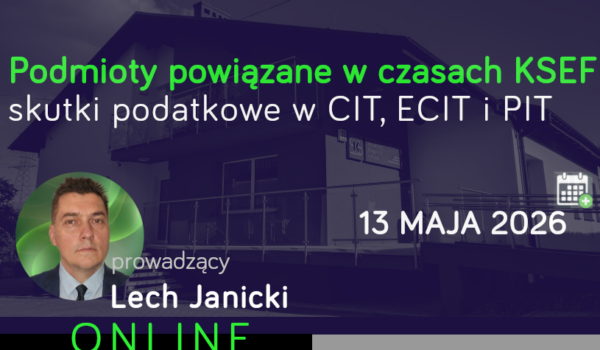 Podmioty powiązane w czasach...