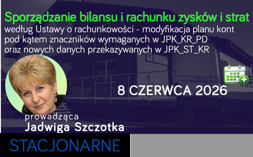 Sporządzanie bilansu i rachunku zysków...