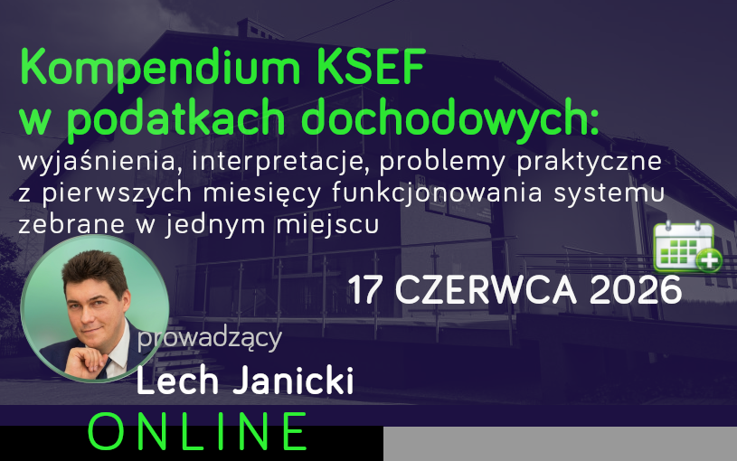 Kompendium KSEF w podatkach dochodowych