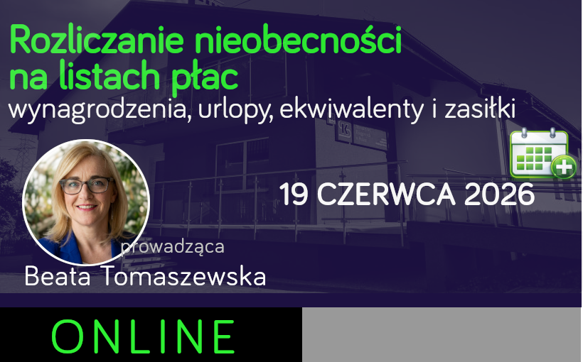 Rozliczanie nieobecności na listach płac