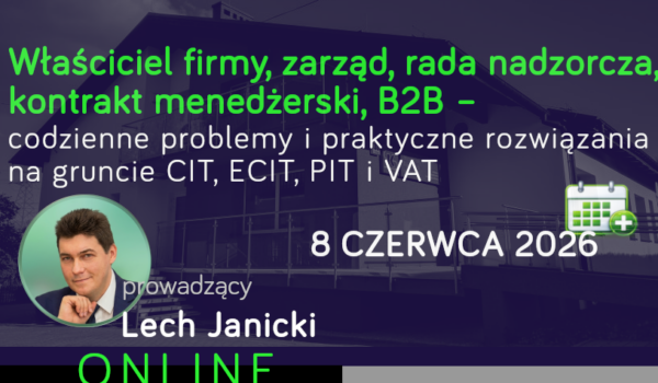 Właściciel firmy, zarząd, rada nadzorcza...
