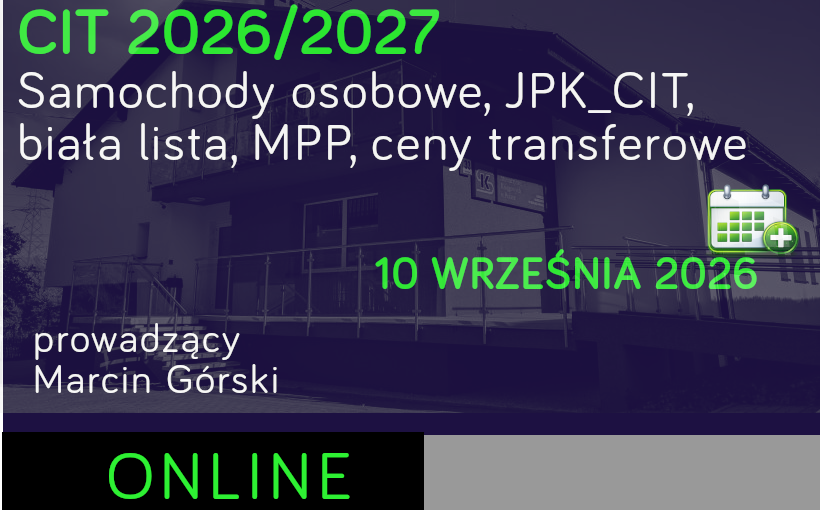 CIT 2026/2027