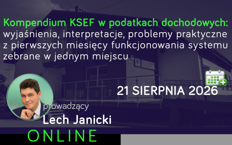 Kompendium KSEF w podatkach dochodowych