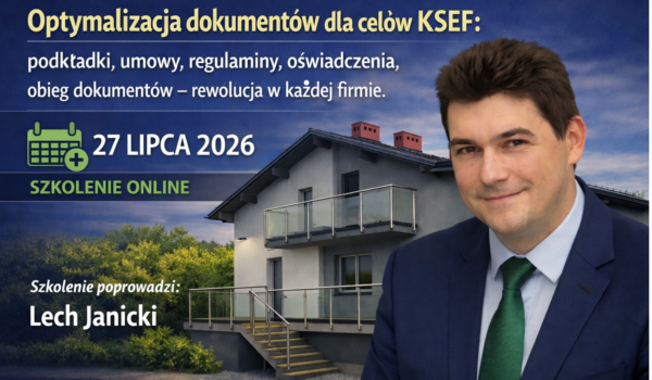 Optymalizacja dokumentów dla celów KSEF: