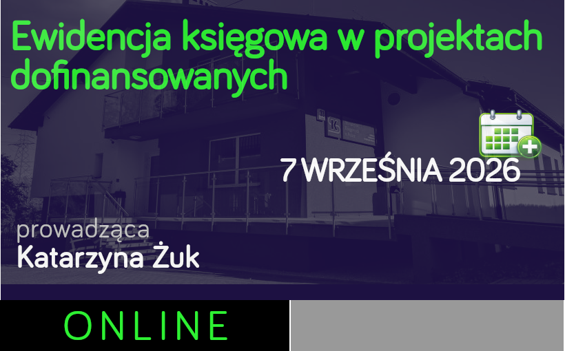 Ewidencja księgowa w projektach dofinansowanych