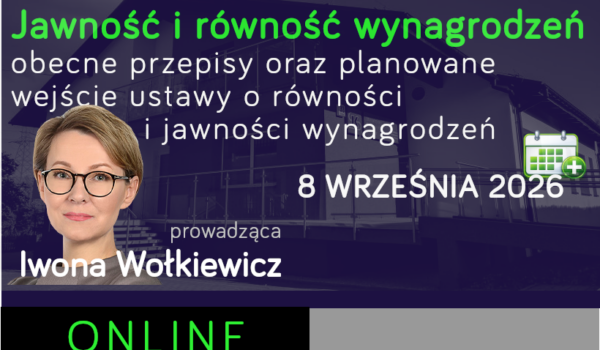 Jawność i równość wynagrodzeń