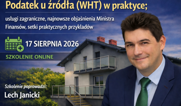 Podatek u źródła (WHT) w praktyce