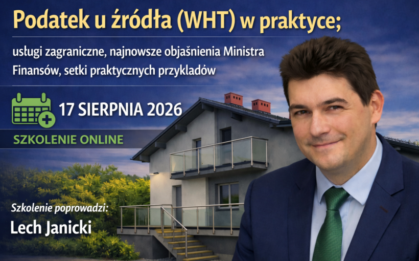 Podatek u źródła (WHT) w praktyce