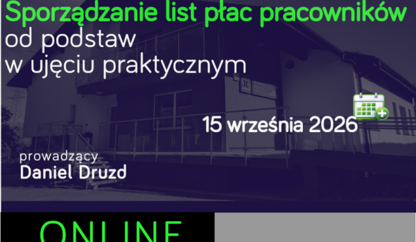 Sporządzanie list płac pracowników od podstaw