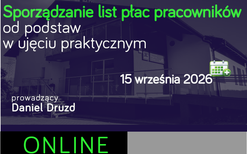 Sporządzanie list płac pracowników od podstaw