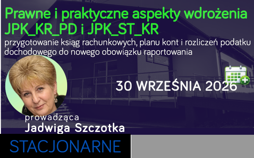 Prawne i praktyczne aspekty wdrożenia JPK_KR_PD i JPK_ST_KR