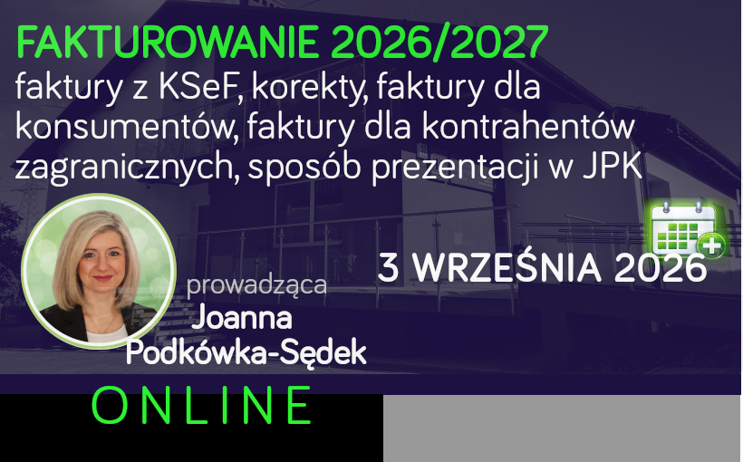 FAKTUROWANIE 2026/2027