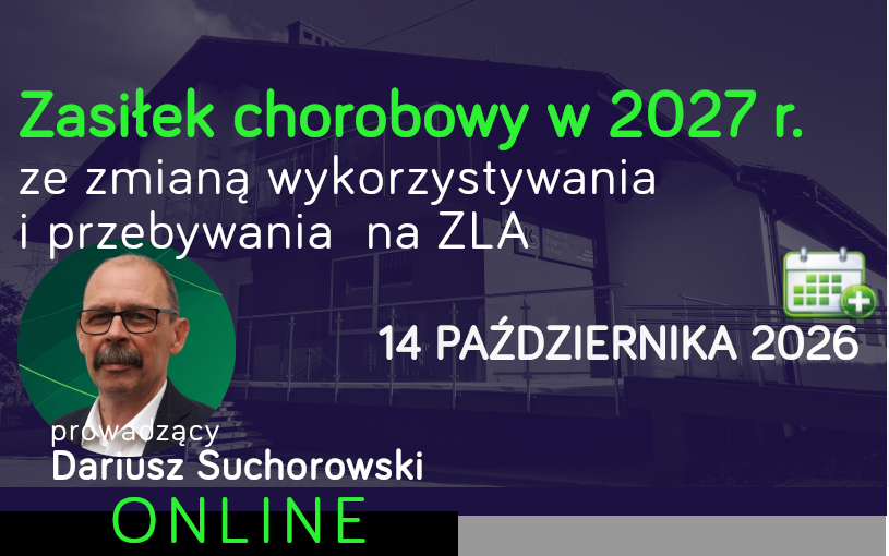 Zasiłek chorobowy w 2027 r.