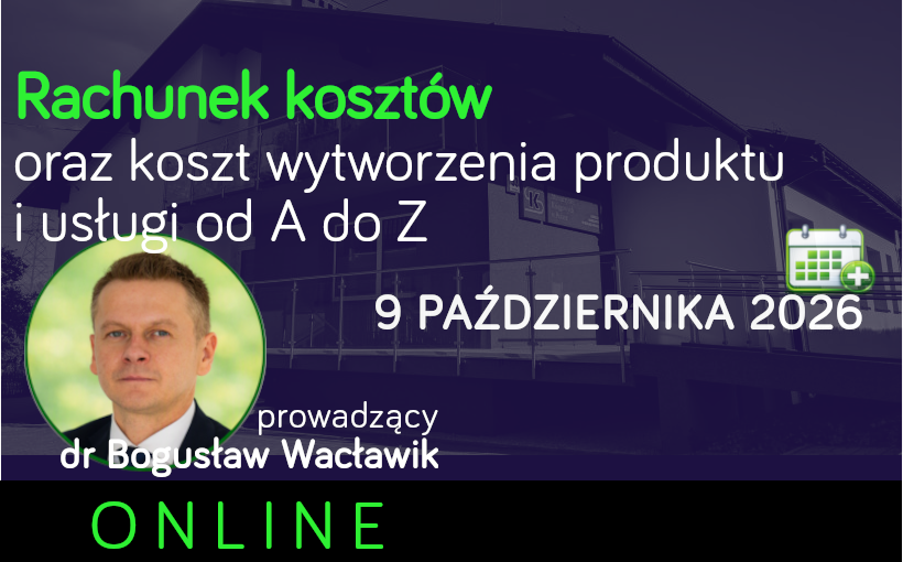 Rachunek kosztów oraz koszt wytworzenia...