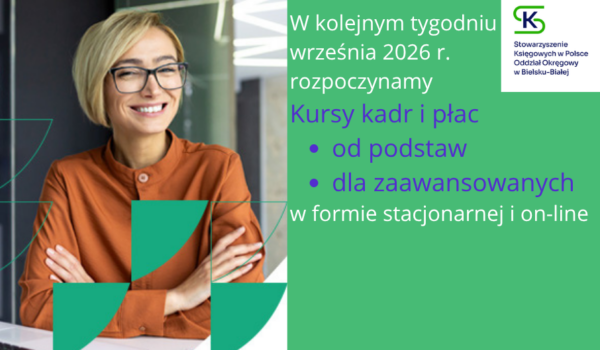 W przyszłym tygodniu ruszają popularne kursy Oddziału z tematyki kadr i płac