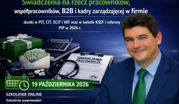 Świadczenia na rzecz pracowników, współpracowników, B2B...