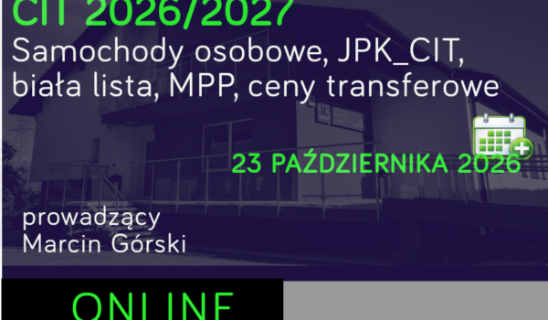 CIT 2026/2027