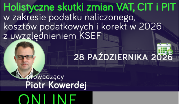 Holistyczne skutki zmian VAT, CIT i PIT