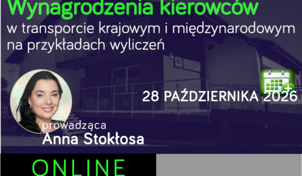 Wynagrodzenia kierowców w transporcie krajowym i...