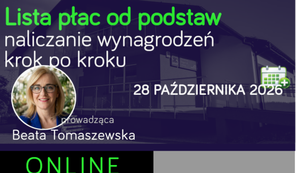 Lista płac od podstaw