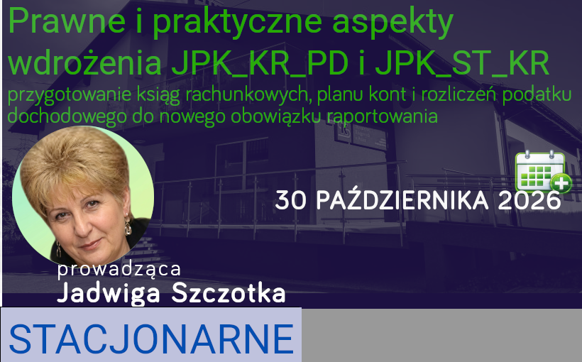 Prawne i praktyczne aspekty wdrożenia JPK_KR_PD i JPK_ST_KR